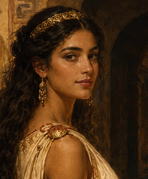 Ariadne, painted
