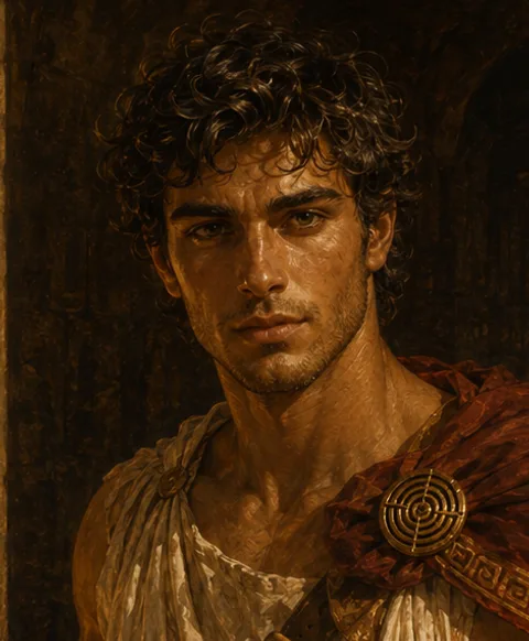 Theseus, painted